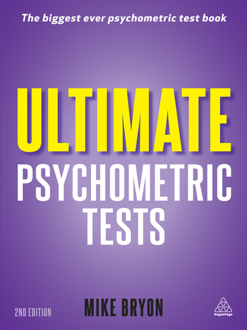 Title details for Ultimate Psychometric Tests by Mike Bryon - Available
